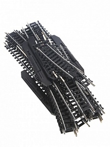 Mehano. Набор рельс №9 с радиальными участками и стрелками (Mehano, F109)